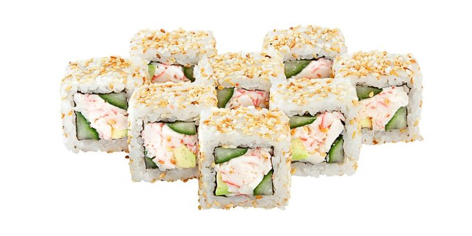 Rolls in the Sushi Wok sushi bar. Order by promotion