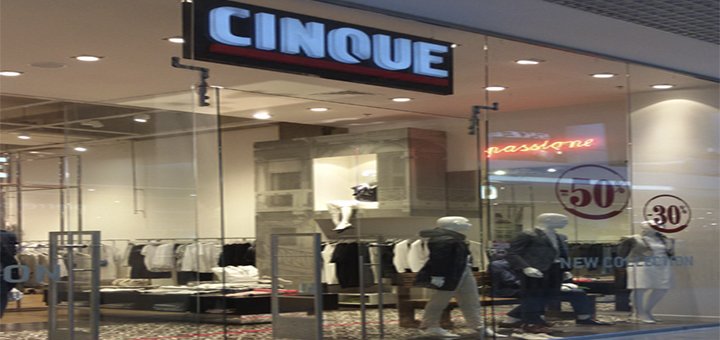 Купуйте одяг зі знижками в магазині «cinque»