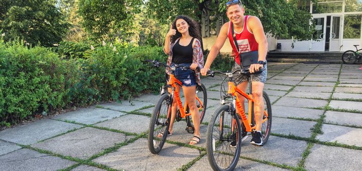 Bicycle rental KievMotion in Kiev. Pay for the promotion.