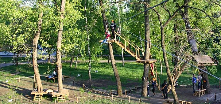 Rope park trolland in kiev. buy tickets for the promotion. 3