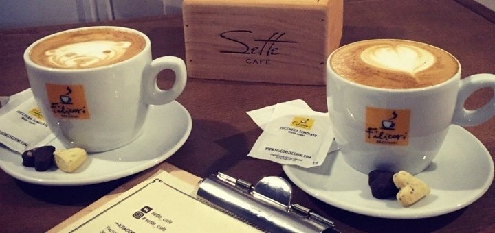 Кофе от итальянской кофейни «Sette Cafe». Посещайте со скидкой