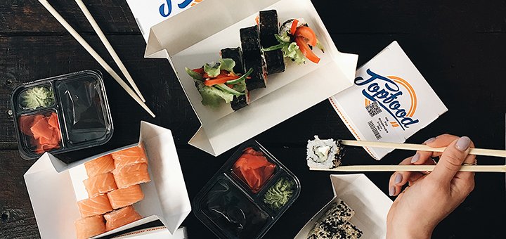 Promotions in the network of online restaurants &quot;topfood&quot;