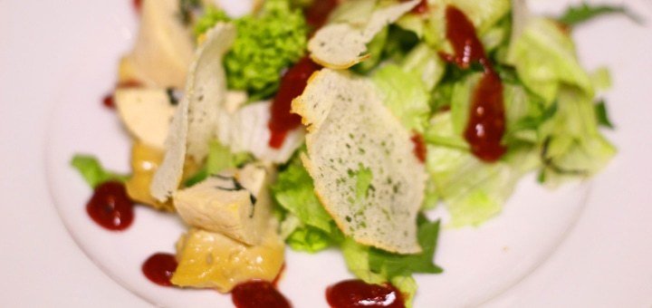 Dish at the Chateau Galerie Restaurant. Enjoy on the promotion