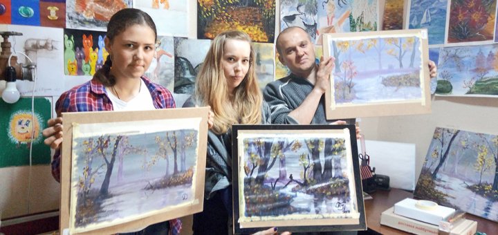 Ученики школы «Абсолютная линия». Записывайтесь по акции