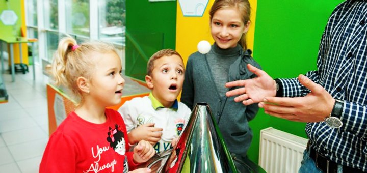 "Museum of Interesting Science" in Odessa. Discounted entertainment for children. Entertainment in Odessa.