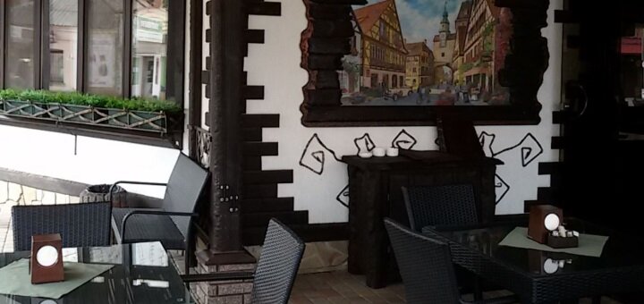 Promotions at the barbiq hof restaurant in poltava