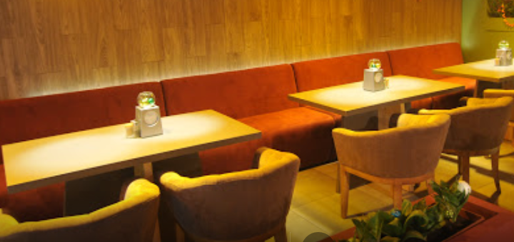 The interior of the restaurant "Huachao" in Odessa. Order by stock