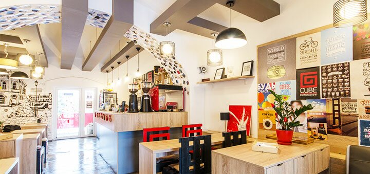 Знижки на меню в cube espresso bar1