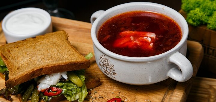 Первые блюда в ресторане The Мясо во Львове. Заказать со скидкой.