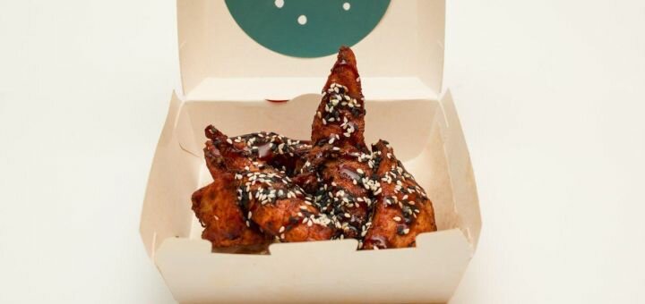 Menu with a discount from the restaurant hot snacks