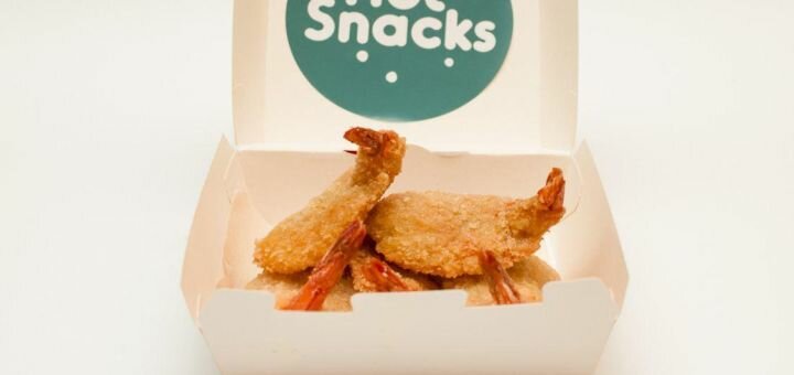 Menu with a discount from the restaurant hot snacks