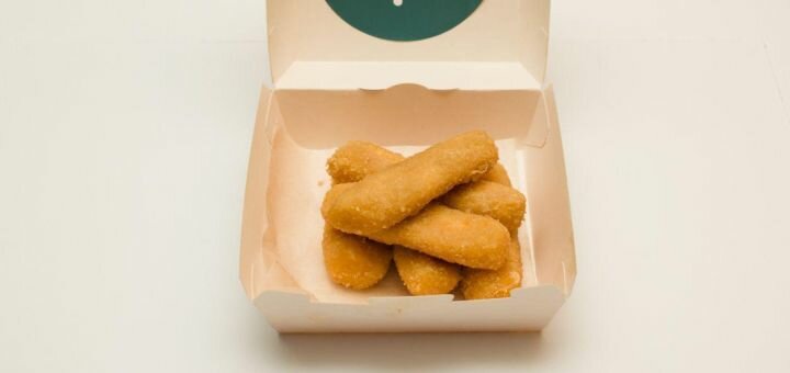 Menu with a discount from the restaurant hot snacks