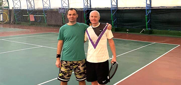 Discounts on tennis and squash trainings from coach roman alexandrovich ponomarenko