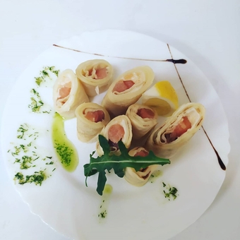 Leo Cafe in Kryvyi Rih. Stock.