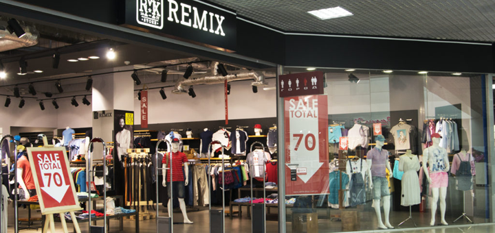 «REMIX concept store» знижка акція