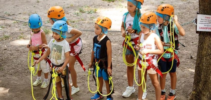 Веревочный парк Monkey Forest для детей