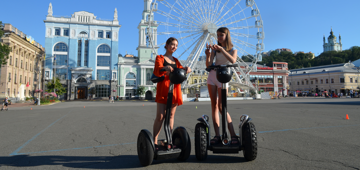 Прогулки на сигвеях «Green Wheels» в Киеве. Оплачивайте прокат segway по акции 12