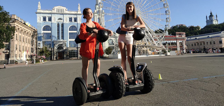 Прогулки на сигвеях «Green Wheels» в Киеве. Оплачивайте прокат segway по акции 24