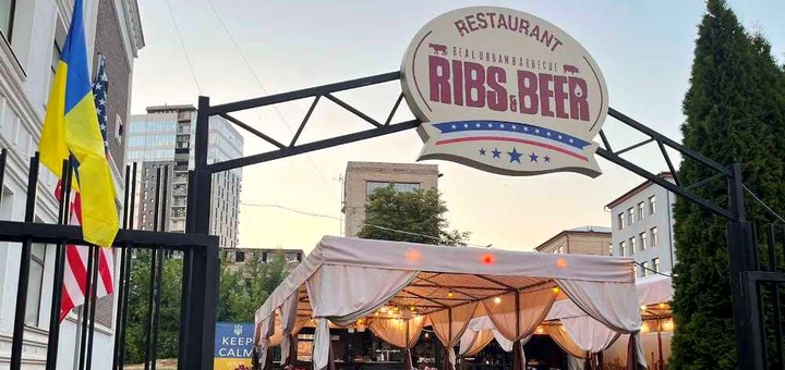 American restaurant Ribs and beer 5