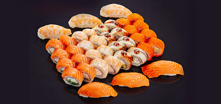 Amo Sushi delivery. Order with a special 3-day discount.
