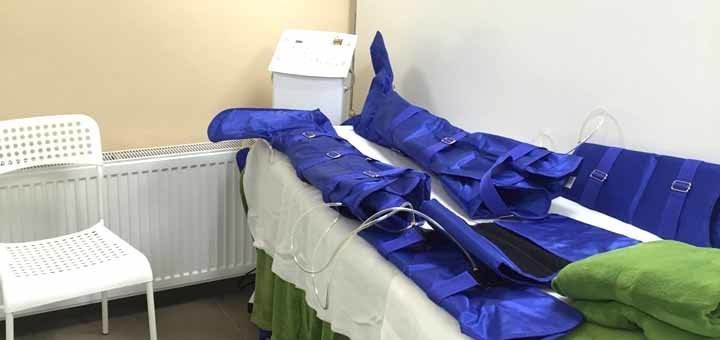 Discount on pressotherapy in the massage salon living is easy
