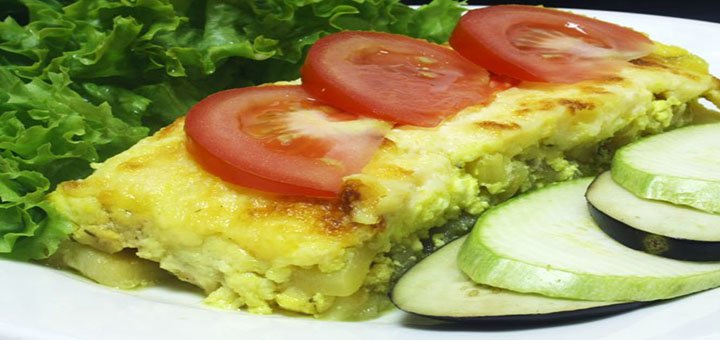 Овощная мусака с сыром