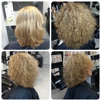Moss biowave at the OverAge beauty salon in Kiev. Sign up to a hairdresser for a discount.