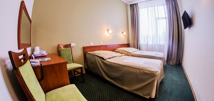 A room at the Karpatsky Zori hotel. Relax with a promotion