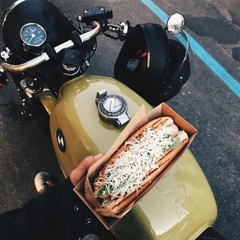Bistro Bistro. Buy a hot dog for a stock
